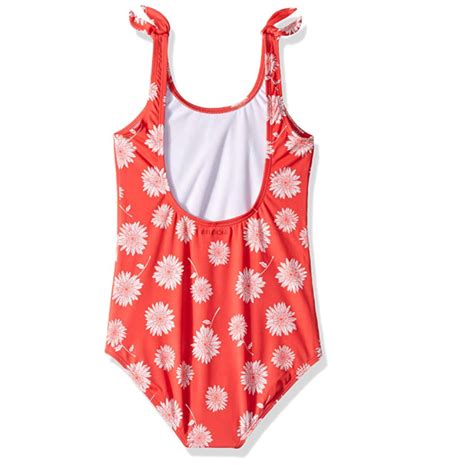 Billabong Girls Swimwear Red Size Floral Daisy One Piece Swimsuit Hot Sex Picture