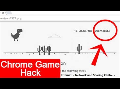 You may have seen the dinosaur game in google chrome browser after your network connection goes down. Hacked Chrome Dinosaur Game - YouTube