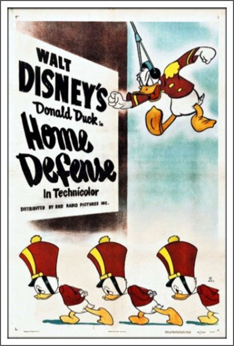 Donald Duck Home Defense 1943 Disney Live Action Movies Classic