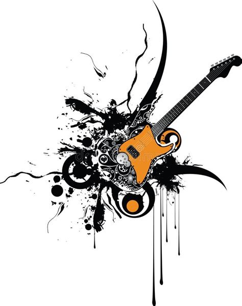 Guitar Abstract Stock Illustration Illustration Of Instrument 14314533