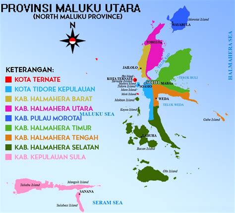 Smait Insan Kamil Halsel Peta Maluku Utara