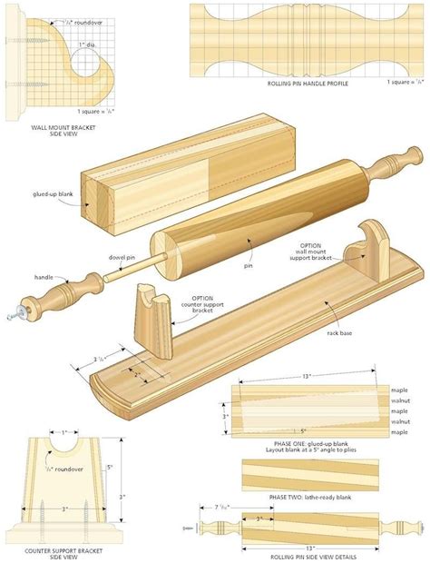 Artisan Rolling Pin Wood Turning Projects Lathe Projects Wood Turning