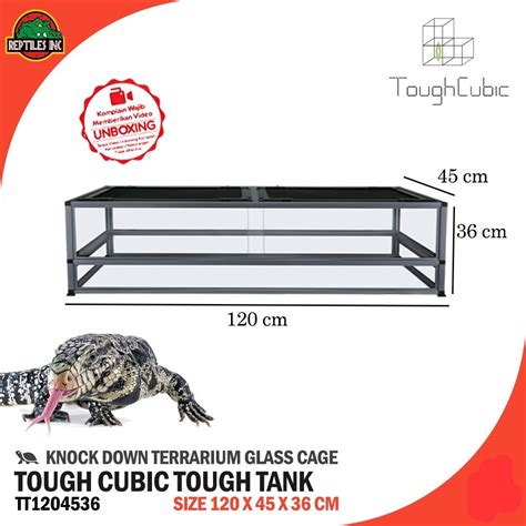 Jual Tough Cubic Tough Tank Cm Kandang Terrarium Reptil Kura Kadal