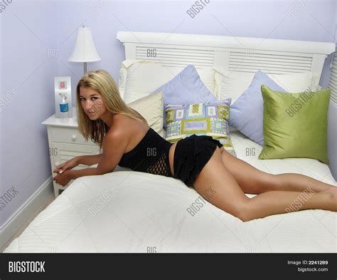 Bed Sexy Coed Image Photo Free Trial Bigstock