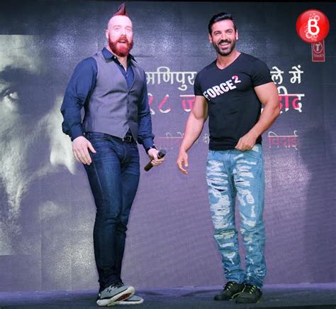 John Abraham Takes Up Wwe Champion Sheamuss Challenge During Force 2