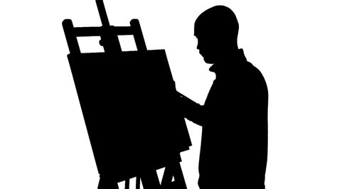 Painter Silhouette At Getdrawings Free Download