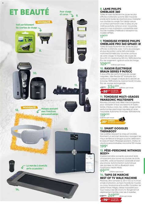 Promo Lame Philips Oneblade 360, Tondeuse Hybride Philips Oneblade Pro