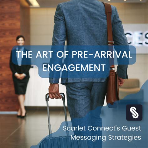 The Art Of Pre Arrival Engagement Scarlet Connects Guest Messaging