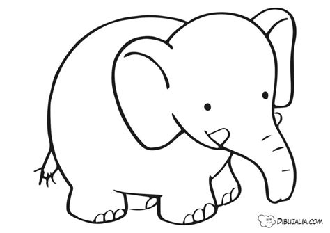 Elefante Infantil Dibujo 131 Dibujalia Los Mejores Dibujos Para