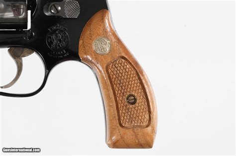 Smith And Wesson 38 1 Airweight Blued 1 78 38spl 5 Shot Wood Grips