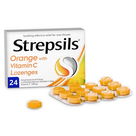 You should take the lowest dose 5. Strepsils Orange with Vitamin C Lozenges