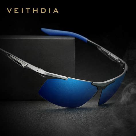 veithdia aluminum magnesium rimless men s polarized sports driving sunglasses shopee philippines