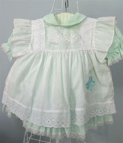 Telsalda Baby Dress Vintage Baby Dress 3 6 Months Dress Etsy Uk