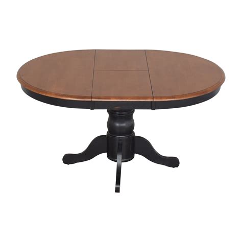 Bloomingdales Round Extendable Dining Table 60 Off Kaiyo