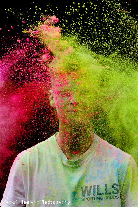 Powder Paint Photoshoot Creative Action Powder Paint Colour Photography