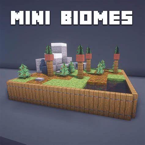 Minecraft Mini Biome Map Minecraft Decorations Minecraft Crafts My
