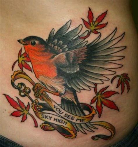 There are other birds that can be seen in tattoos, but these are not as popular as the above: Robin tattoo | i don't like the banner but the style of ...