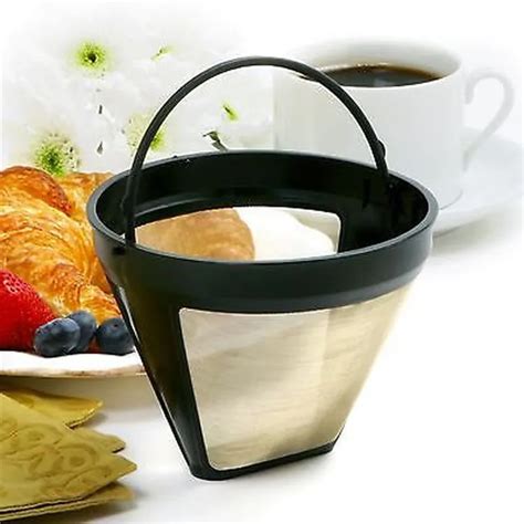 1pc Reusable Cone Coffee Filter Permanent Washable Coffee Filter