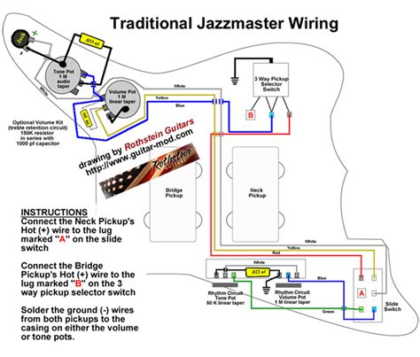 Fender jaguar wiring schematic | free wiring diagram jan 09, 2019variety of fender jaguar wiring schematic. Jazzmaster ® Wiring Diagram (click to see larger image)