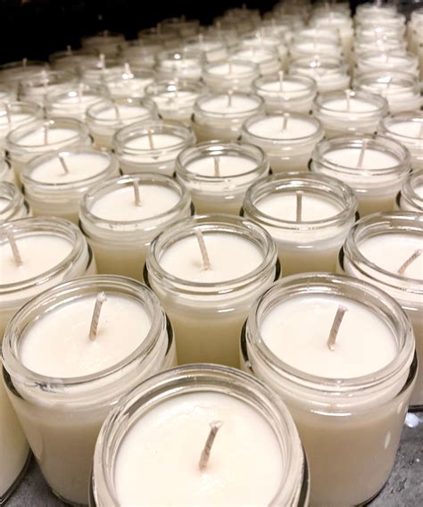 4 Oz Bulk Candles Wholesale Candles Clear Glass Jar Soy Etsy