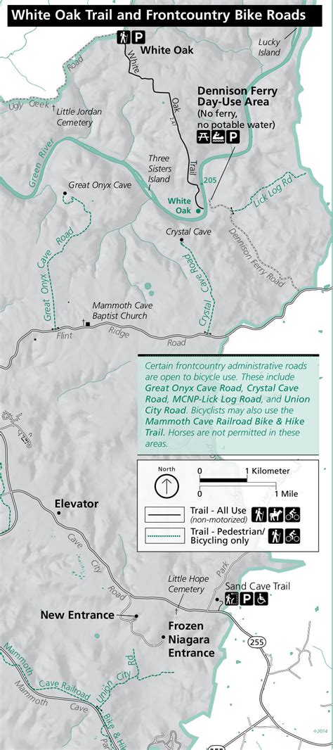 Mammoth Cave Trail Map