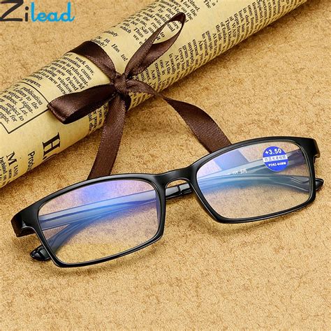 zilead ultra light anti blue ray reading glasses womenandmen presbyopia eyewear glasses myopia