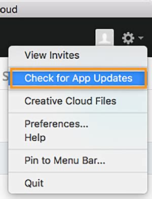 The creative cloud desktop app installs automatically with your first app. Available updates not listed for Adobe Creative Cloud ...