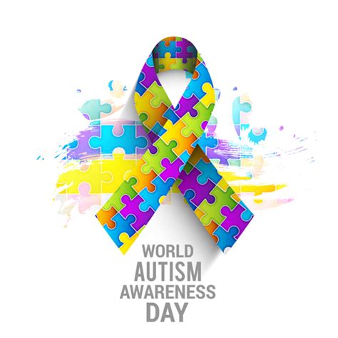 World Autism Awareness Day Poster Vector 05 Vector Cover Free Download