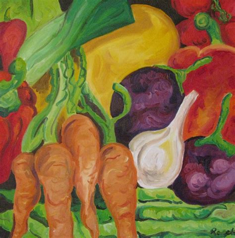 Raschel Larsens Paintings Food Art