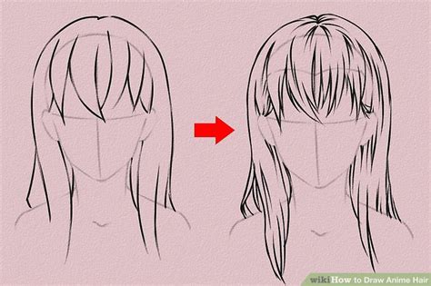 52 Top Photos Easy Anime Hair Anime Hair Drawing