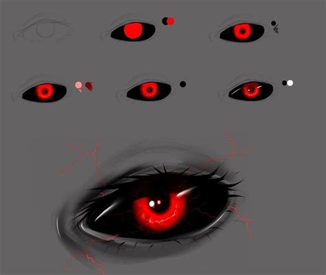Drawing Ghoul Eyes For Tokyo Ghoul Tokyo Ghoul Drawing How To Draw