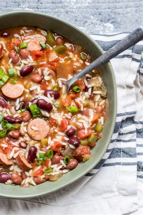 Red Beans And Rice With Sausage So Easy Maebells