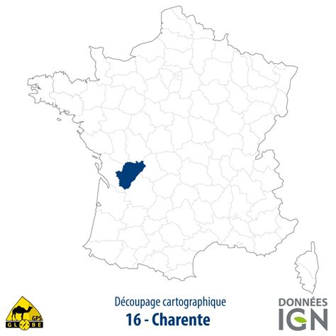 Carte IGN Au 1 25 000 Pour GPS Charente