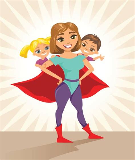 Super Mom Illustrations Royalty Free Vector Graphics And Clip Art Istock