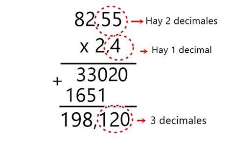 Ejemplos De Multiplicaciones De Dos Cifras Con Decimales Nuevo Ejemplo