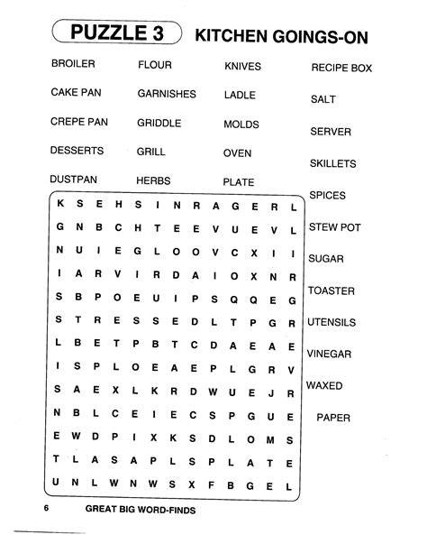Kappa Super Saver Large Print Word Search Puzzle Pack Pack Of 6