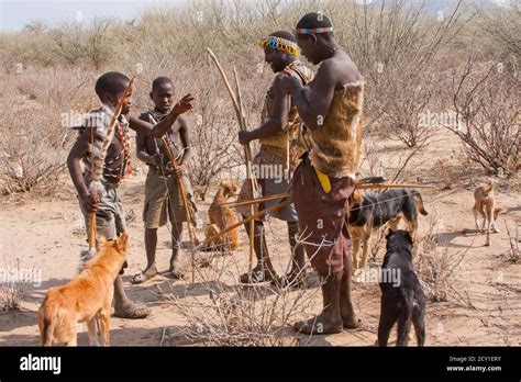 A Group Of Huntersthe Hadza Or Hadzabe Are An Indigenous Ethnic