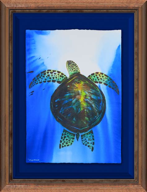 Sea Turtle Swimming Mhaag Turtle Art Aboriginal Art Native Art My XXX