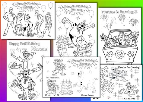 We are always adding new ones, so make sure to come back and check us out. Scooby Doo Birthday Party Favor, Scooby Doo coloring pages ...