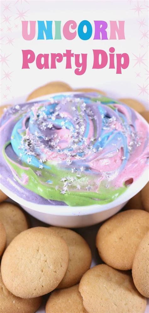 This Magical Unicorn Party Dip Is A Colorful And Fun No Bake Dessert