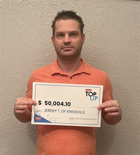 Kingsville Resident Wins $50,004 Instant Top Up Jackpot