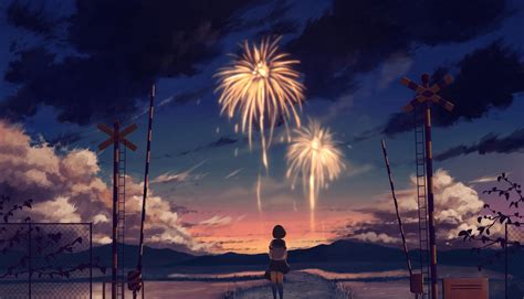 Firework Anime Wallpapers Top Free Firework Anime Backgrounds