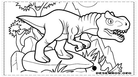 Desenho De Dinossauros Para Colorir E Imprimir Desenhos Dinossauros