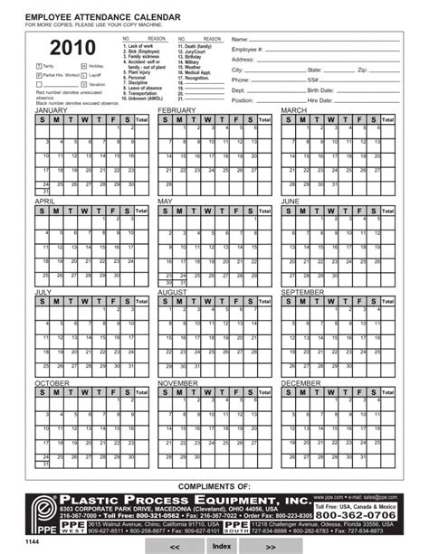 2021 Employee Attendance Calendar Calendar Inspiration Design