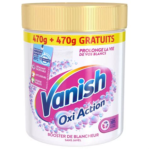 Vanish Oxi Action Détachant Poudre Booster De Blancheur 470g470g