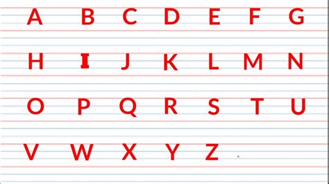 How To Write Capital Lettersabcd Alphabetscapital Letters Abcd