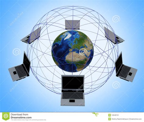 ‍ a global area network is a worldwide network that connects networks all over the globe, such as the internet. Global Computer Network Stock Image - Image: 12649751