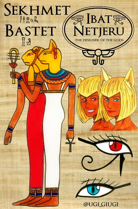 Sekhmet Bastet Ancient Egyptian Gods Ancient Egyptian Goddess Bastet