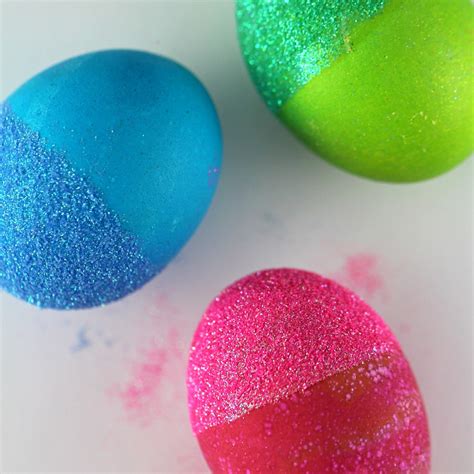 Glitter Dipped Easter Eggs Frugal Mom Eh