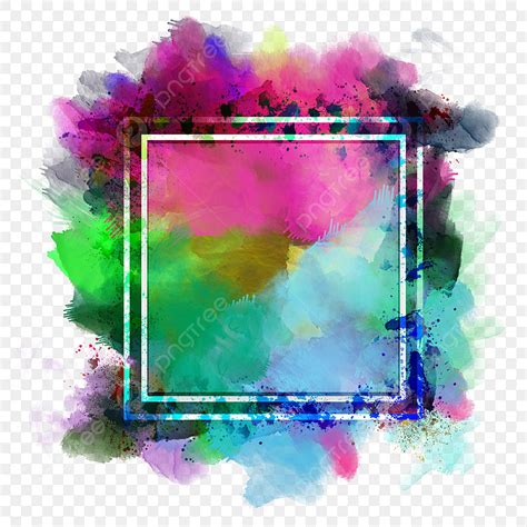 Watercolor Frame Border Png Picture Watercolor Frame Border Rectangle